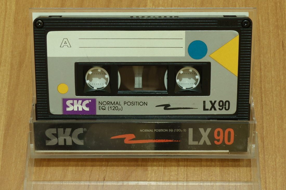 Аудиокассета SKC LX 90 (непрозрачный корпус)